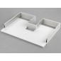 GLB Sertar LINEABOX 2 laturi,H180mm,Titanium